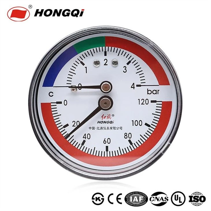 Manometru din oțel vopsit în negru 63 mm