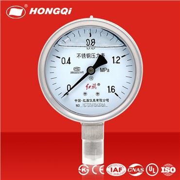Carcasă de siguranță de 4 inchi, manometru pentru manometru de proces umplut cu uscat