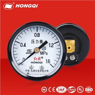 Manometru de 40mm/1,5" cu manometru de gaz cu connceție spate, M10 * 1,5
