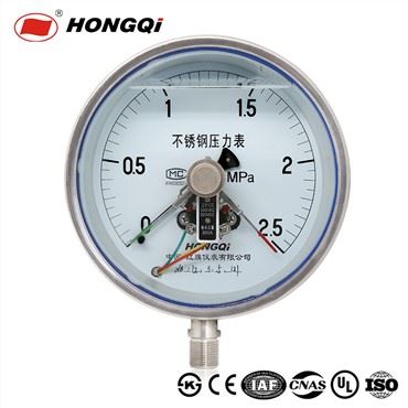 Hongqi Toate din oțel inoxidabil Foto Contacte electrice Dispozitiv Manometru de contact electric